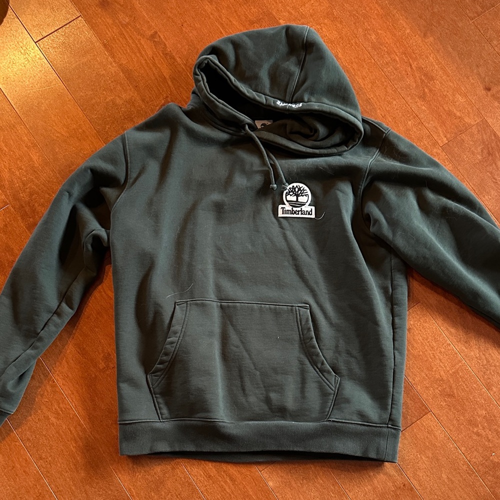 Supreme Timberland Men's Dark Green Hoodie